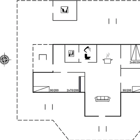 Σπίτι διακοπών Frithger - 250m From The Sea By Interhome Lakolk